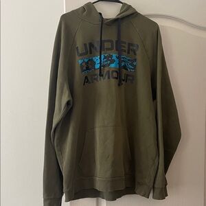 Under Armour Men's Olive Green Hoodie